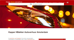 Desktop Screenshot of kapperbakker.nl