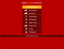 Tablet Screenshot of kapperbakker.nl